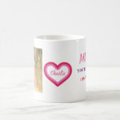 First Mother's Day Mommyあなたは写最高の真 コーヒーマグカップ (中央)