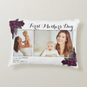 First Mother's Day Photo アクセントクッション (裏面)