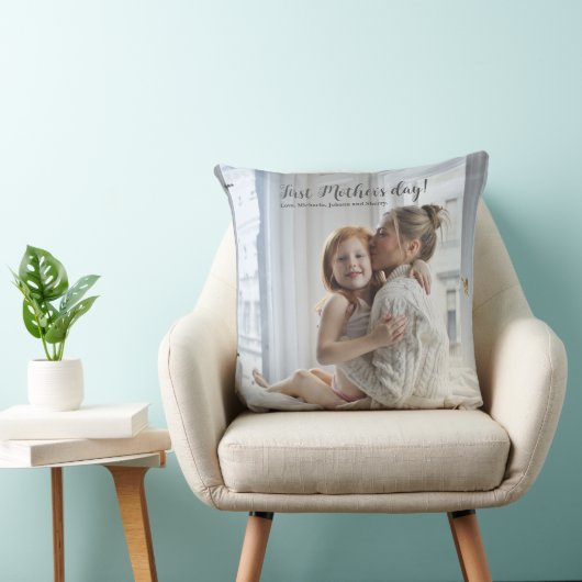 First Mother's Day Photo クッション (椅子)