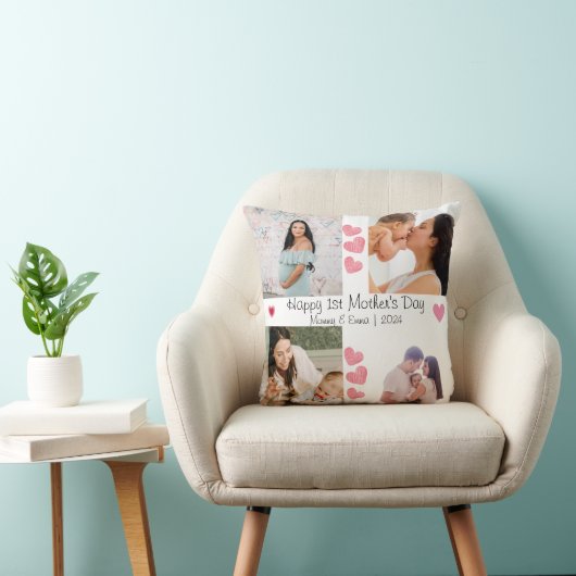 First Mother's Day Photo クッション (椅子)