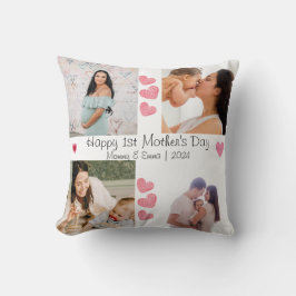 First Mother's Day Photo クッション