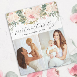 First Mother's Day Photo フリースブランケット