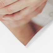 First Mother's Day Photo フリースブランケット (角)