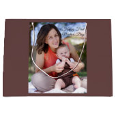 First Mother's Day Photo ラージペーパーバッグ (正面)