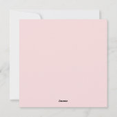 First Mother's Day Photo Heart Frame Red Pink Bow シーズンカード (裏面)