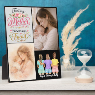 First My Mother Forever My Friend   オーダーメイド フォトプラーク