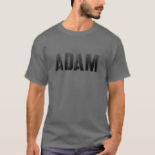 First Name ADAM Boy Military Personalized Birthday Tシャツ (正面)