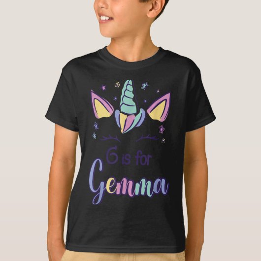 First Name Gemma D G Is For Gemma Tシャツ (正面)