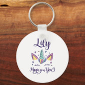 First Name Lily D Lily  キーホルダー (正面)