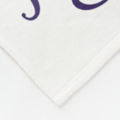 First Name Lily D Lily  フリースブランケット (角)