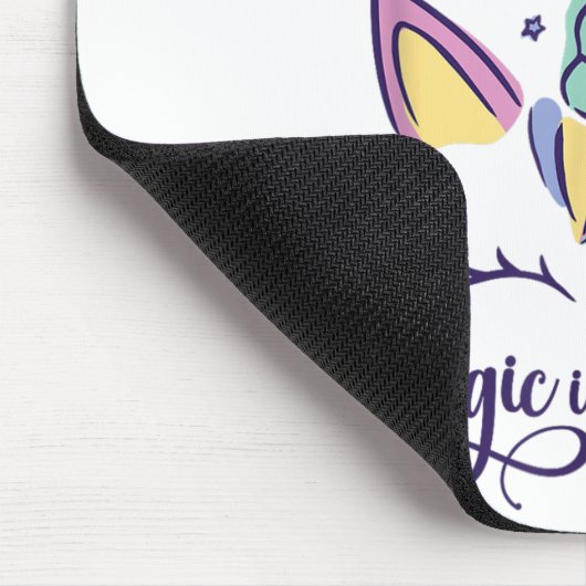 First Name Lily D Lily  マウスパッド (コーナー)