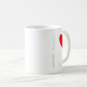 First Name Tom I Love Tom  コーヒーマグカップ (正面右)