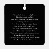 First Noel Old Handwriting Holiday結婚's Photo メタルオーナメント (裏面)