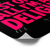 First Of All Angry Black Cat I'm A Delight Funny C ポスター (角)