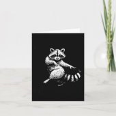 First Of All I'm A Delight Funny Raccoon Lover  カード (正面)