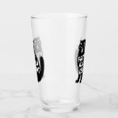 First Of All I'm A Delight Roaring Black Cat タンブラーグラス (左)