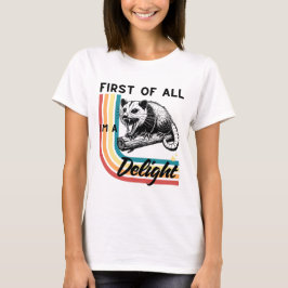 First of All I's a Delight | 動物愛好家 Tシャツ