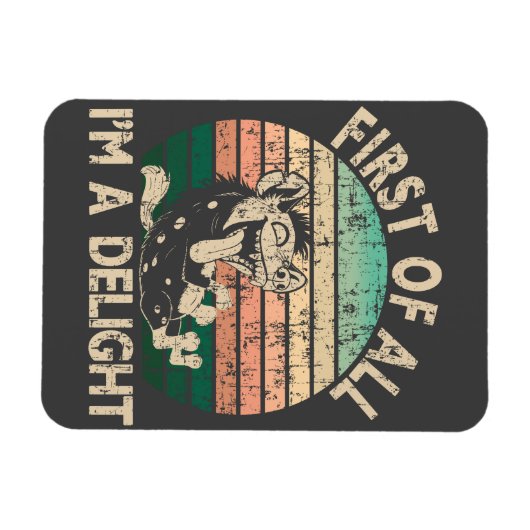 First of All I's a Delight - Hyena マグネット (横)