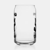 First Of All, No Funny Cat Lover Gift  ガラス缶 (左)