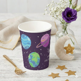 First Orbit 1歳の誕生日スペースパーティーカップ 紙コップ