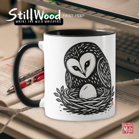 FIRST PEEP • StillWood • Barnowl マグカップ
