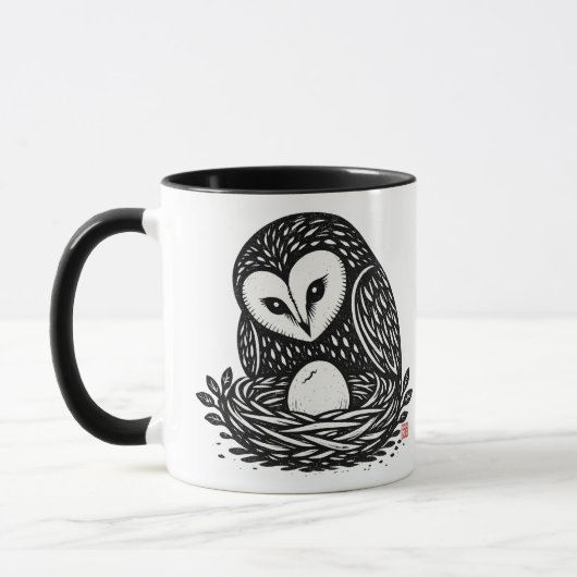 FIRST PEEP • StillWood • Barnowl マグカップ (左)