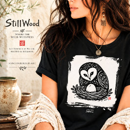 FIRST PEEP • StillWood • Barnowl Tシャツ