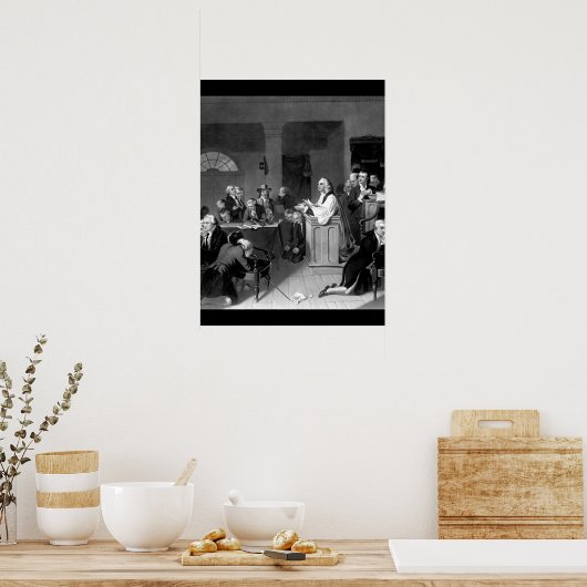 First Prayer in Congress, September _War Image ポスター (キッチン)