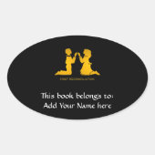 First Reconciliation 楕円形シール (正面)