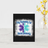 First Resnders For Suicide Awareness Emt Paramedic カード (黄色い花)