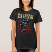 First Responder and Fireman or retired captain fir Tシャツ (正面)