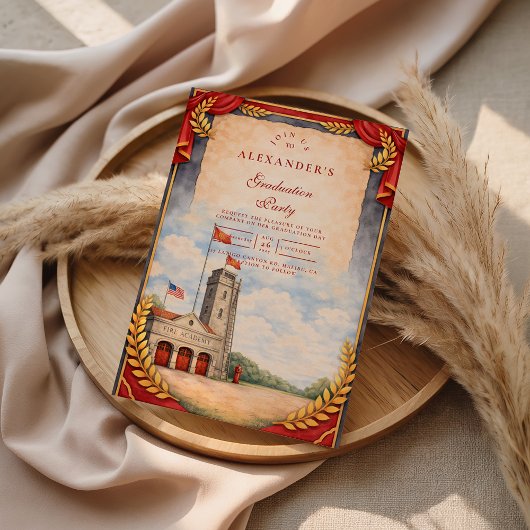 First Responder Graduation Celebration 招待状