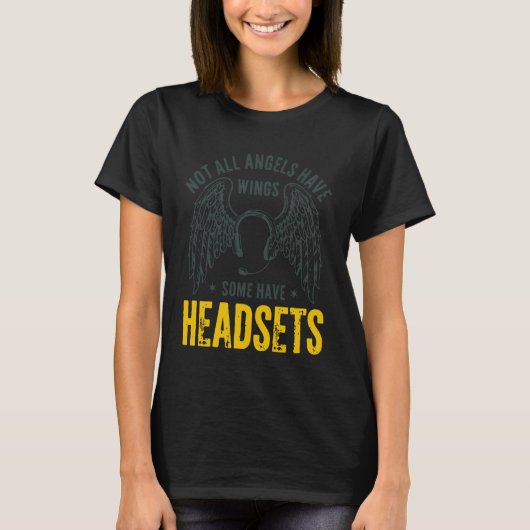 First Responder Support 911 Emergency Dispatcher Tシャツ (正面)