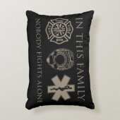 "First Responders"アクセント枕 アクセントクッション (正面(垂直))