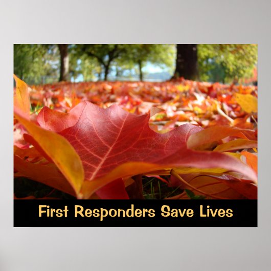 First Responders Livesポスター救の紅葉 ポスター (正面)