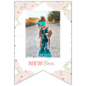 First Rodeo月次フォトバナーのバンティングフラグ バンティングフラッグ (第1の旗)