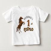 First Rodeo ベビーTシャツ (正面)