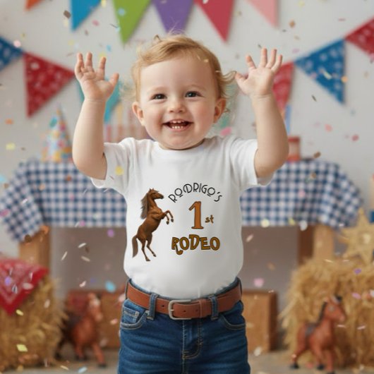 First Rodeo ベビーTシャツ