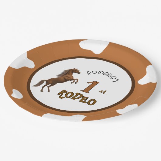 First Rodeo ペーパープレート (アングル)