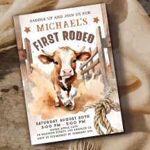 First Rodeo | 子牛の初ロデオ 初誕生日パーティー
