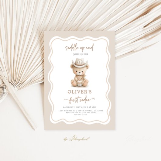 First Rodeo 招待状