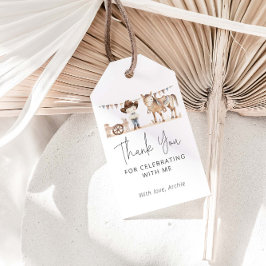 First Rodeo 1st Birthdayありがとう ギフトタグ