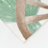 First Rodeo 1st Birthday 12 Month Photo Collage フリースブランケット (角)