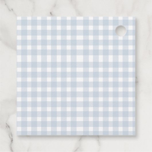 First Rodeo 1st Birthday Blue Western フェイバータグ (裏面)