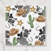 First Rodeo 1st Birthday Cute Animals Wild West フェイバータグ (裏面)