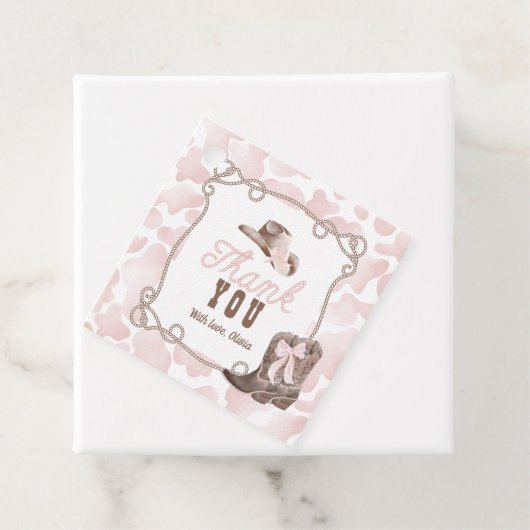 First Rodeo 1st Birthday Dusty Pink フェイバータグ (インサイチュ)