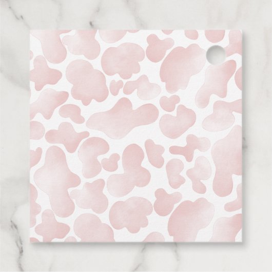 First Rodeo 1st Birthday Dusty Pink フェイバータグ (裏面)