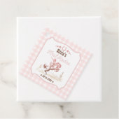 First Rodeo 1st Birthday Pink Western フェイバータグ (インサイチュ)