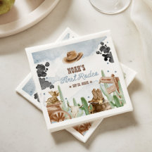 First Rodeo 1st Birthday Rustic Wild West