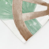 First Rodeo Baby Cow Wild West Milestone Sign  フリースブランケット (角)